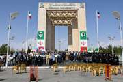 آیین باشکوه اهتزاز پرچم مقدس جمهوری اسلامی ایران با حضور دکتر مسعود نصیری زرندی رئیس دانشگاه سمنان، معاونین دانشگاه، اعضای هیئت‌علمی و دانشجویان این دانشگاه برگزار شد.